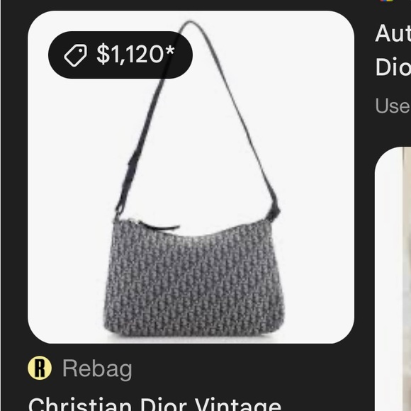 Christian Dior Vintage Trotter Pochette Shoulder Bag Diorissimo Canvas - Picture 10 of 10